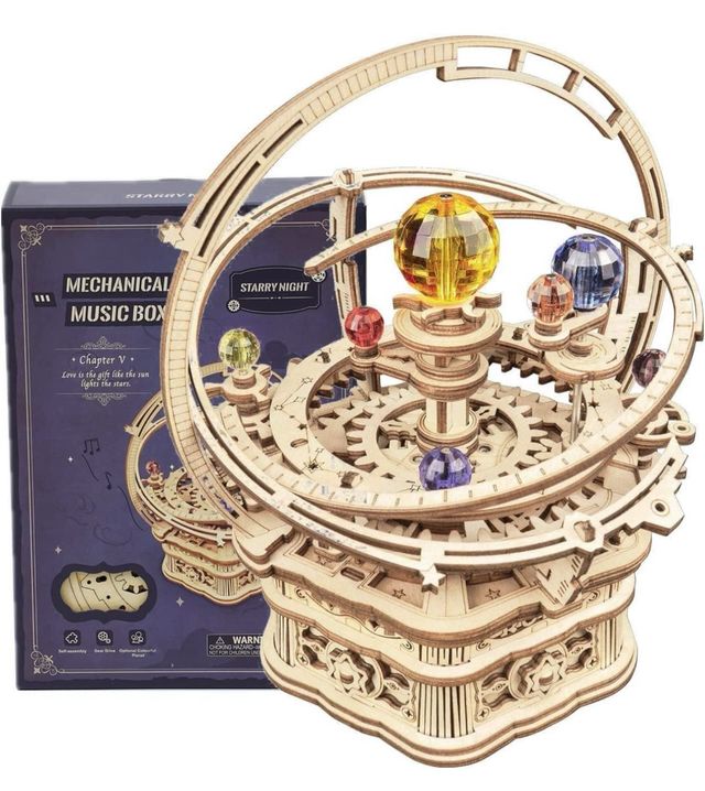 RokR Wood Puzzle 3D noche estrellada