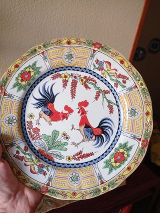 🇨🇳 Plato de porcelana vintage china