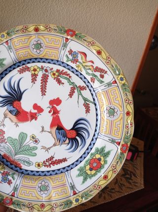 🇨🇳 Plato de porcelana vintage china