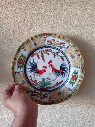 🇨🇳 Plato de porcelana vintage china
