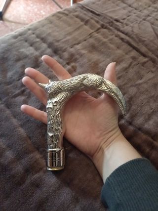 Empuñadura bastón zorro