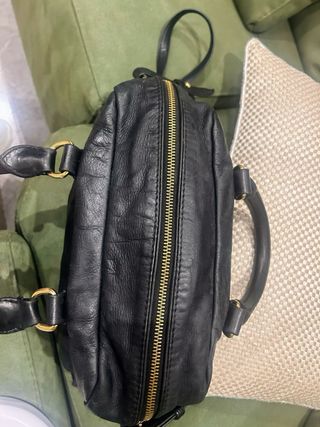 Bolso negro de Piel Bimba  Lola.