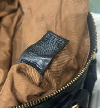 Bolso negro de Piel Bimba  Lola.