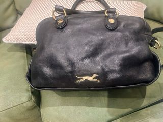 Bolso negro de Piel Bimba  Lola.