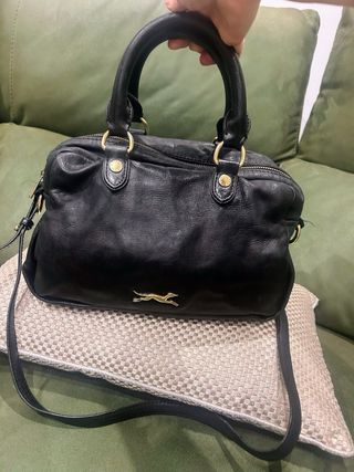 Bolso negro de Piel Bimba  Lola.