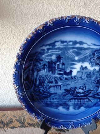 🇬🇧 Plato de porcelana inglesa victoriano