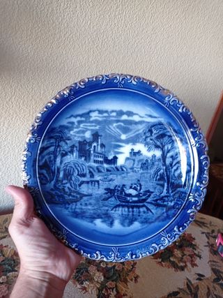 🇬🇧 Plato de porcelana inglesa victoriano