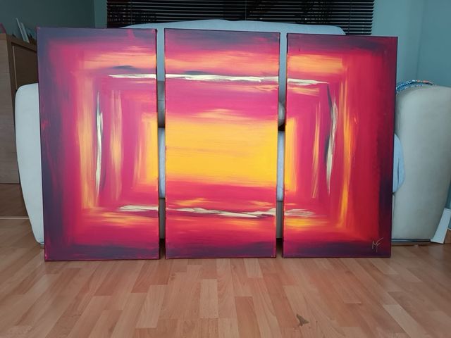 Pintura moderna “A Sala Mágica”