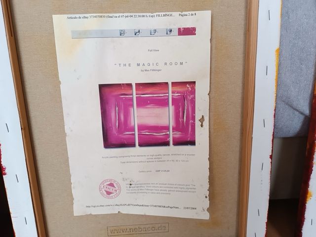 Pintura moderna “A Sala Mágica”