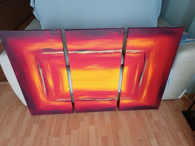 Pintura moderna “A Sala Mágica”