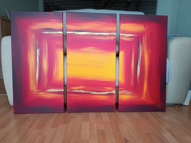 Pintura moderna “A Sala Mágica”