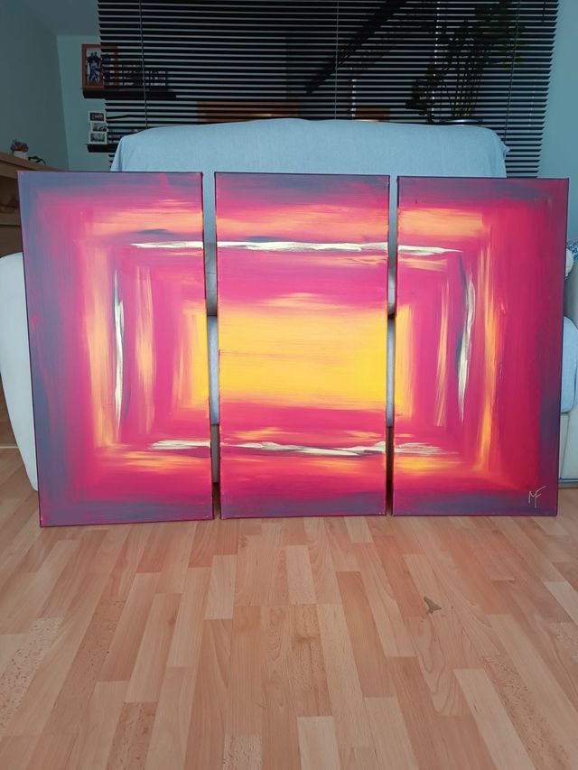 Pintura moderna “A Sala Mágica”