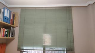 Persiana metálica color verde