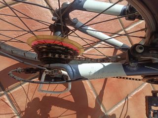 Bicicleta plegable btwin 500.