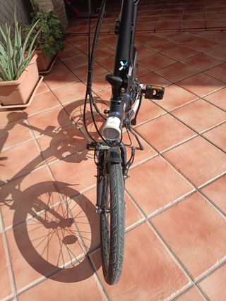 Bicicleta plegable btwin 500.