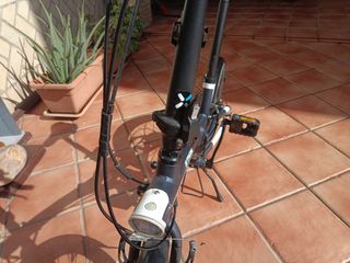 Bicicleta plegable btwin 500.