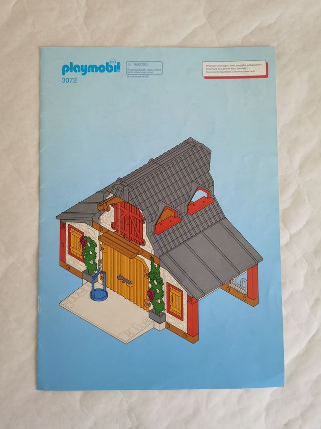 Manual instrucciones montaje Playmobil 3072