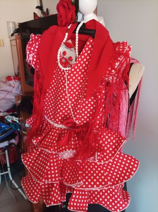 Traje flamenca de niña