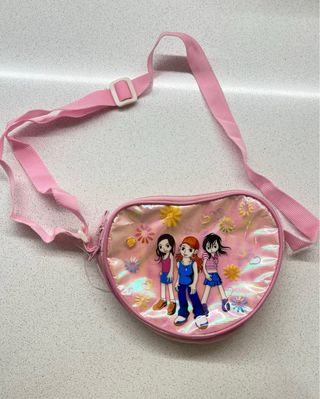 Borsa bambina a tracolla rosa