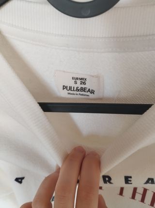 Sudadera crema
