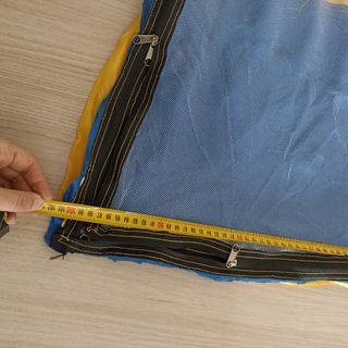 Cremallera con mosquitera para coser