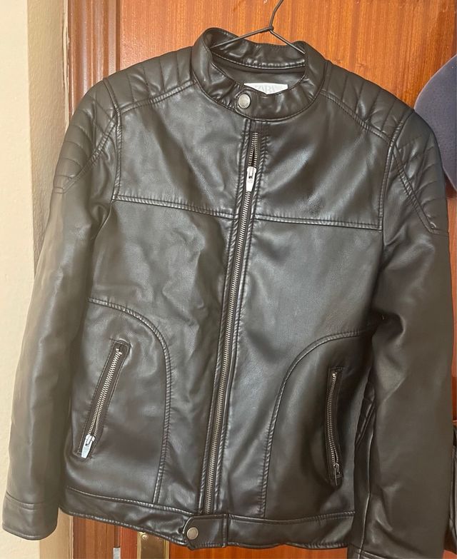 Chaqueta cuero ZARA