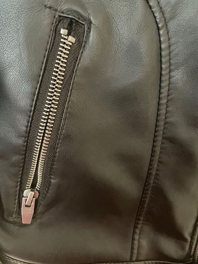 Chaqueta cuero ZARA