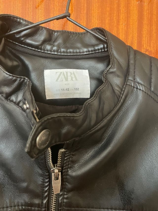 Chaqueta cuero ZARA