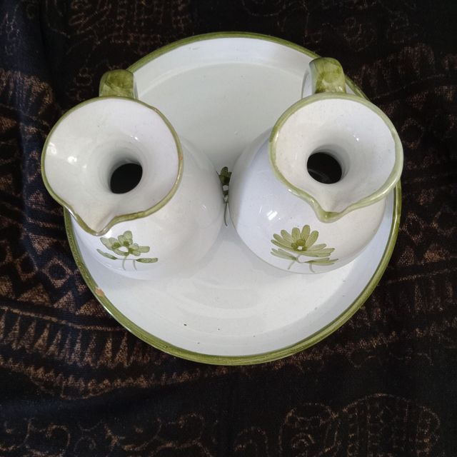 Set de aceitera y vinagrera de Cerámica Talavera