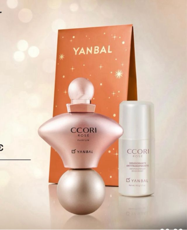 Yanbal Unique Ccori Rose Set Perfume Ccori Rose Desodorante De