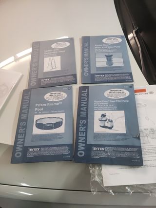 Piscina circular prism frame