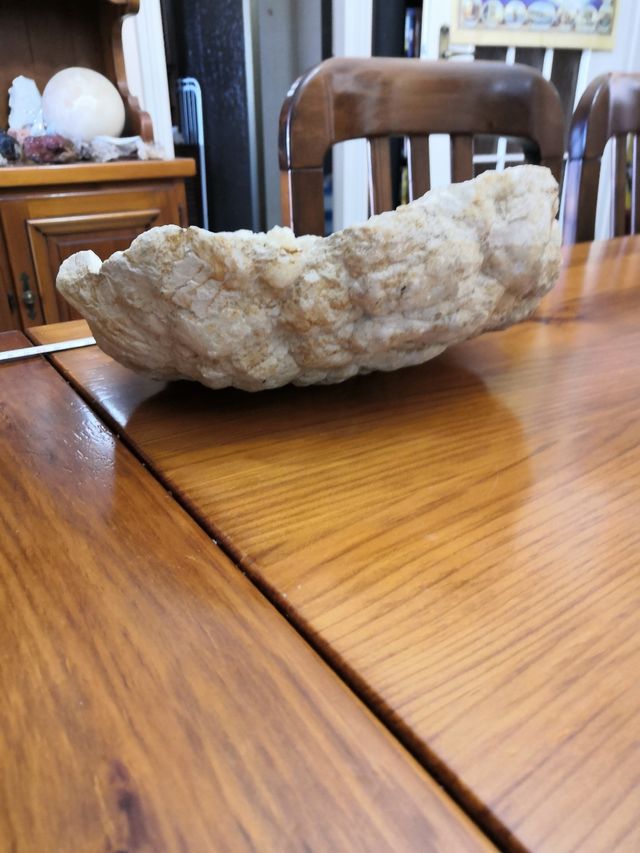 Geode quarzo bianco