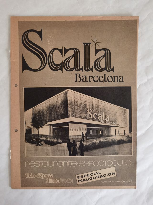 Lote 3 artículos Scala Barcelona