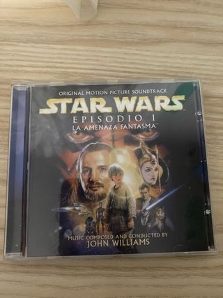 Star wars CD banda sonora espisodeo 1 con poster