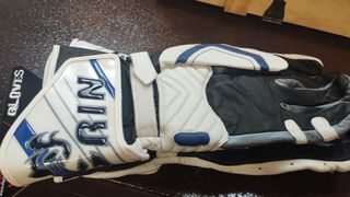 Guantes de piel de moto XXL