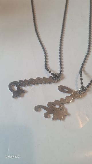 2 collane coppia amore king queen