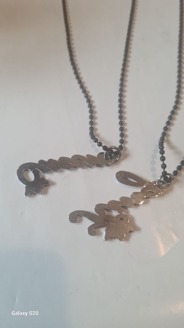 2 collane coppia amore king queen