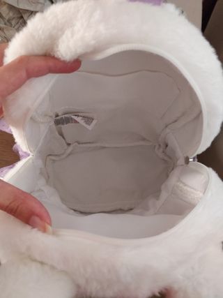 Mochila conejita peluche