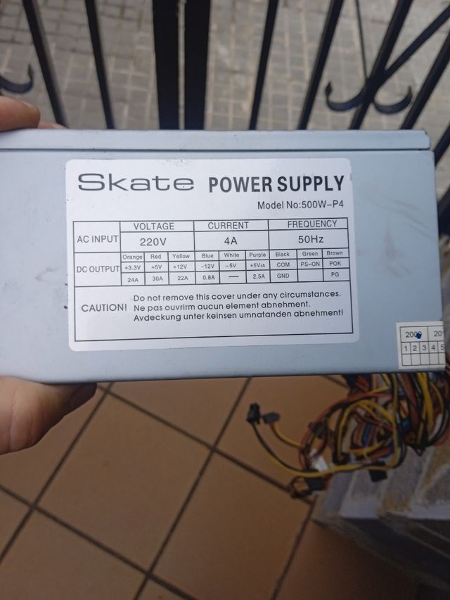 Fuente de alimentación 