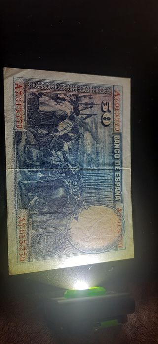 Billete 50 pesetas 1928 buen estado