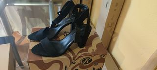 Sandalias Zara ante negro