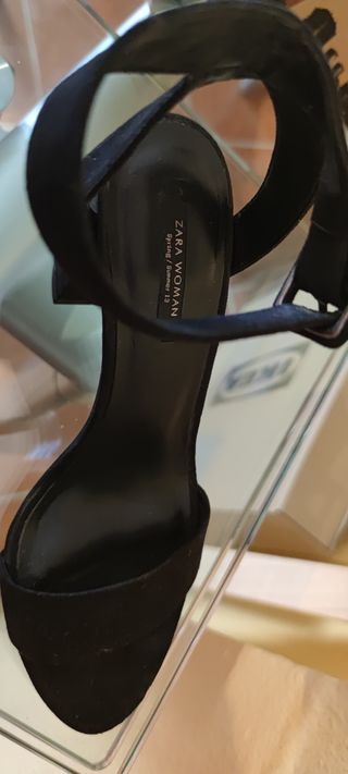Sandalias Zara ante negro