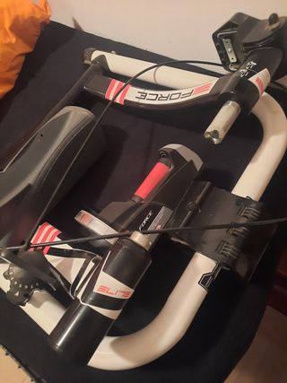 Rodillo y soporte bici