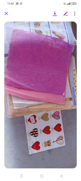 Raccoglitore decoupage