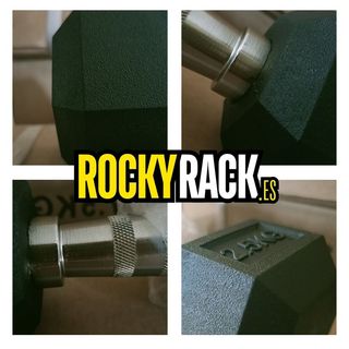 KIT MANCUERNAS Pesas Hexagonales Gimnasio Gym