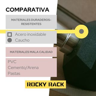 KIT MANCUERNAS Pesas Hexagonales Gimnasio Gym