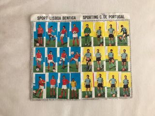 Caderneta Cromos Equipas Futebol 71/72 completa