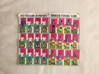 Caderneta Cromos Equipas Futebol 71/72 completa