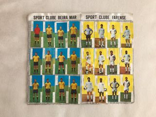 Caderneta Cromos Equipas Futebol 71/72 completa