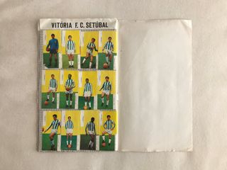 Caderneta Cromos Equipas Futebol 71/72 completa